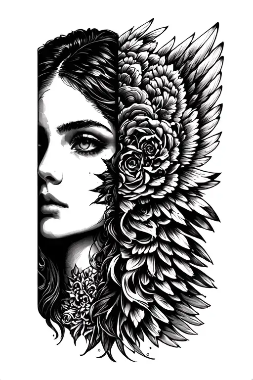 Half Angel Half Face