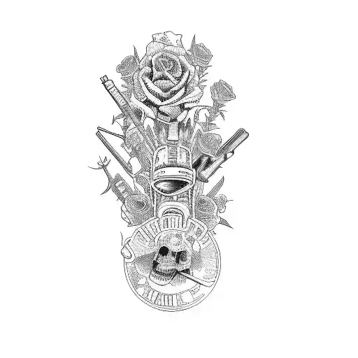 A Group Of People In A Band Guns N' Roses