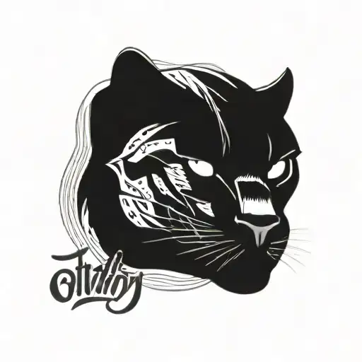 A Black Panther With The Name Anthony Somewhere