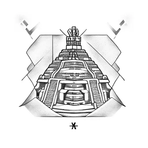 A Mayan Temple With Bitcoin Symbols Hidden In The Design