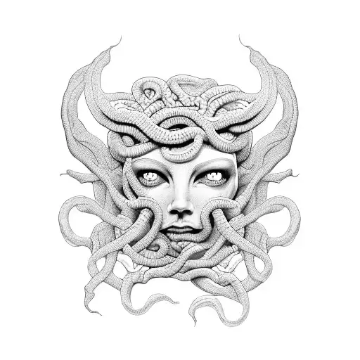 Medusa Com Anjos