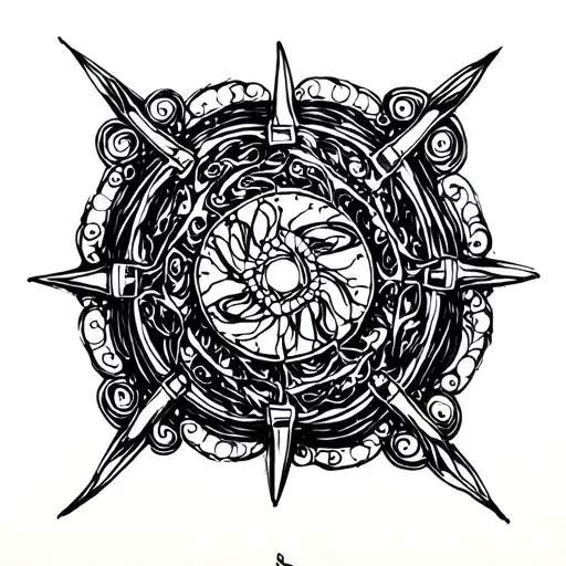 A Constellation Of Swirly Lines