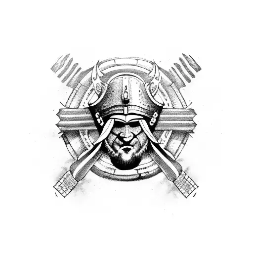 Viking And Native American