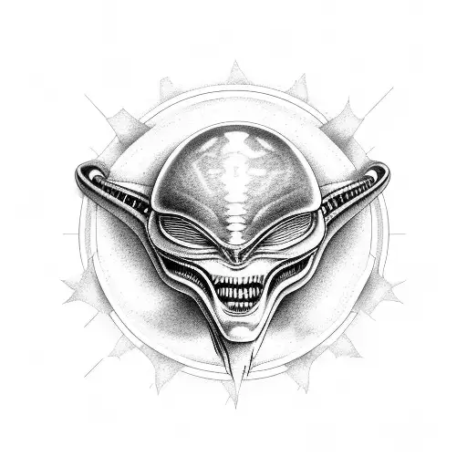 Alien Holding The Planet