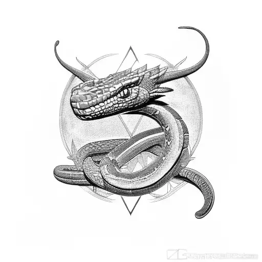Tibal Brazalet Of Quetzalcoatl Snake