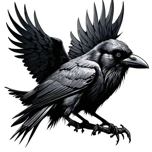 Scary Crow Realistic