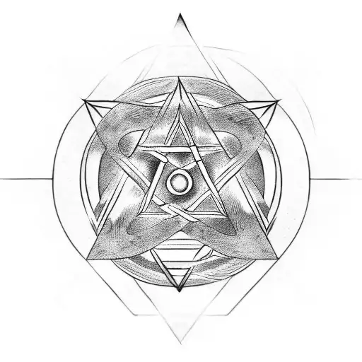 Runes Germanic Protection Pentagram