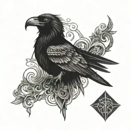 Viking Raven Shoulder