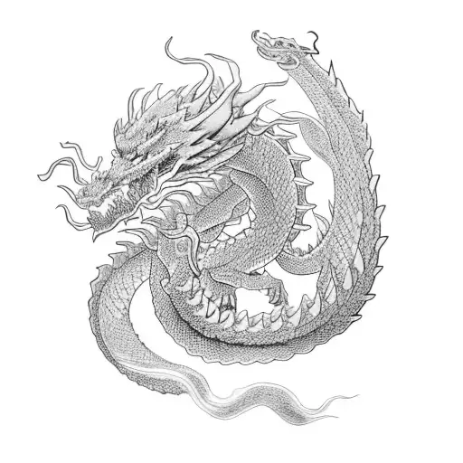 Shenlong Holding A Dragon Instead Of The Number Seven