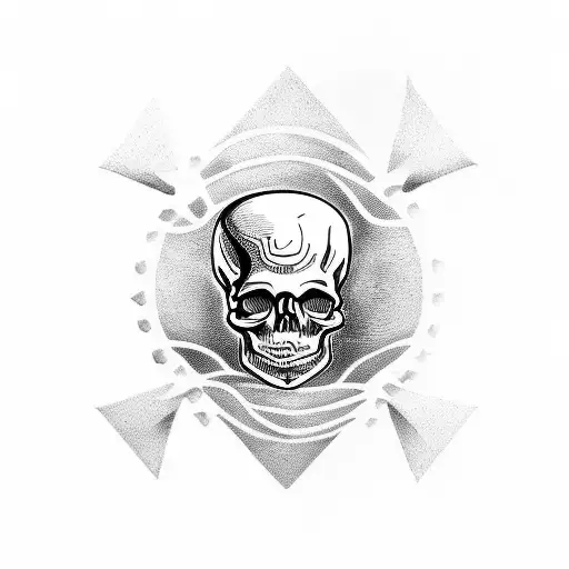 Skull With Love Hope Life And Always And Forever