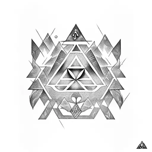 Zelda's Triforce Symbol Hidden Within A Forest Scene