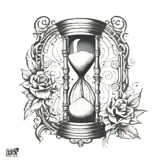 Hourglass Clock Inside