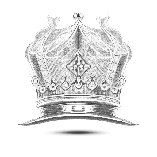 A Historical Crown With Cracks