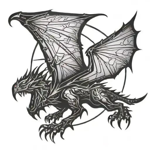 Warcraft Dragonhawk Silhouette Inside Of Sun Shining