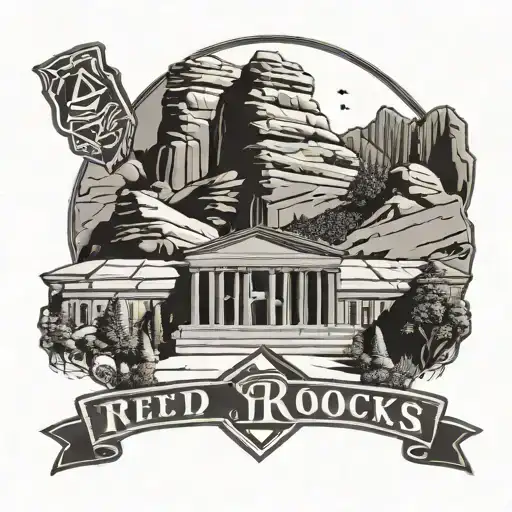 Red Rocks Ampitheater And Colorado State Logo Incorporated