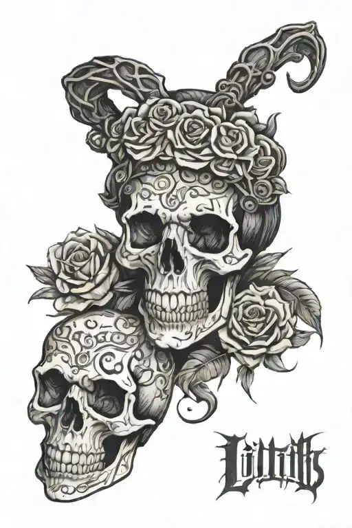 Lillith Goddess Death Skull