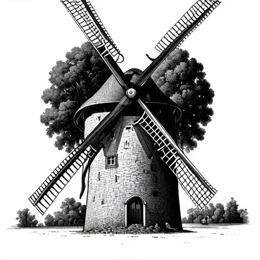 Gothic Windmill Dutch Style
