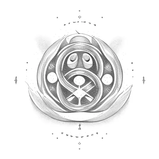 Tail Wrapped Around Circle