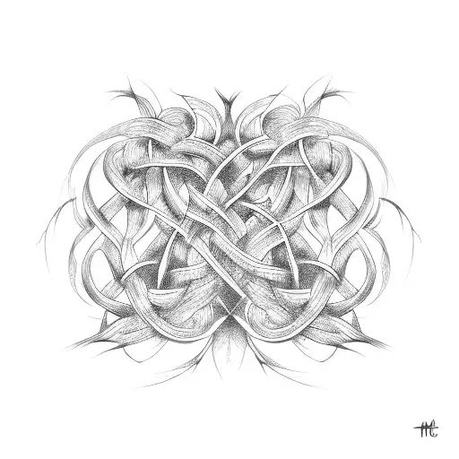 Love In The Form Of Intertwined Vines