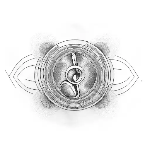 A Tattoo Design Inspired By A Funky Music Note Intertwined With A Film Reel