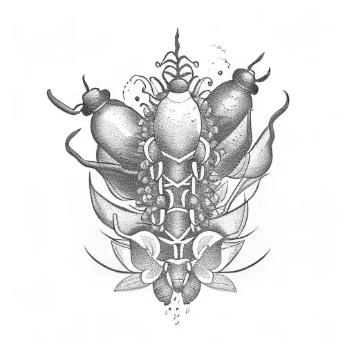 Chilli Plant With A Beehive