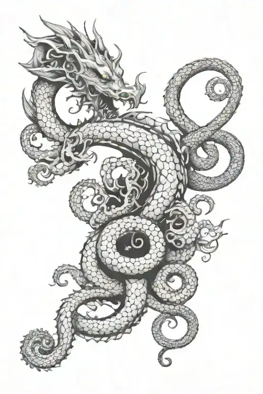 Dragon And Octopus