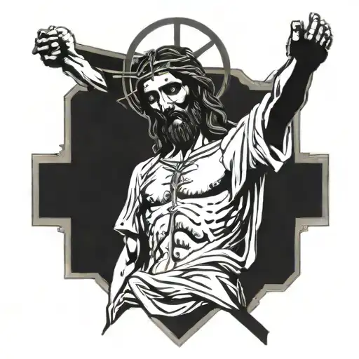 Jesus On The Crucifix Full Body Coming