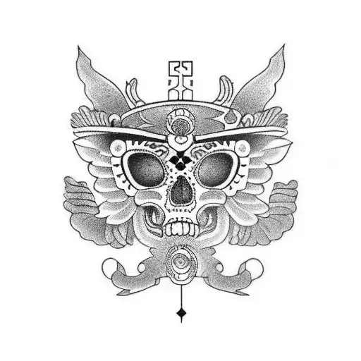 Mexican Cultural Tattoo With No Aztec Gods