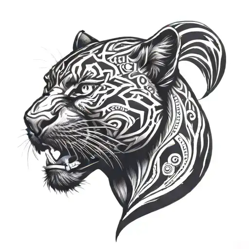 Black Panther That Symbolizes Confidence And Strength