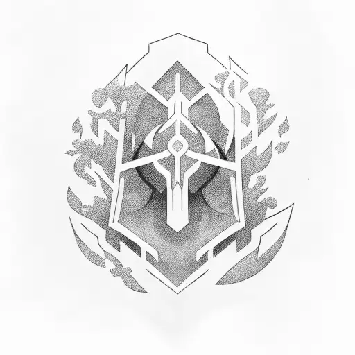 A League Of Legends Champion Surrounded By A Mystical Forest