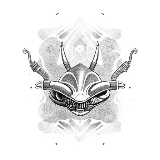 Alien Fumando Maconha