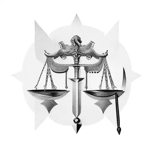 Scales And Sword Of Justice