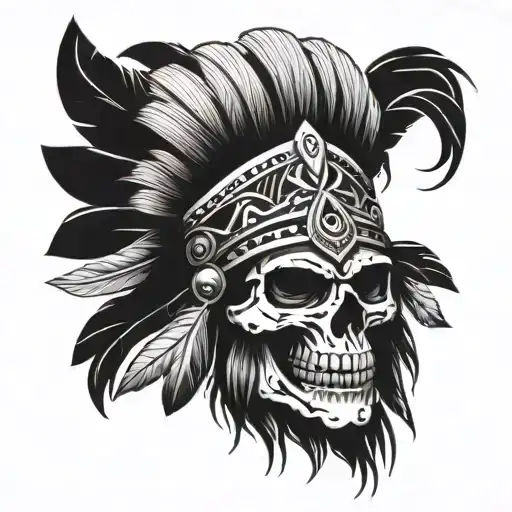 Skull Indian Mask