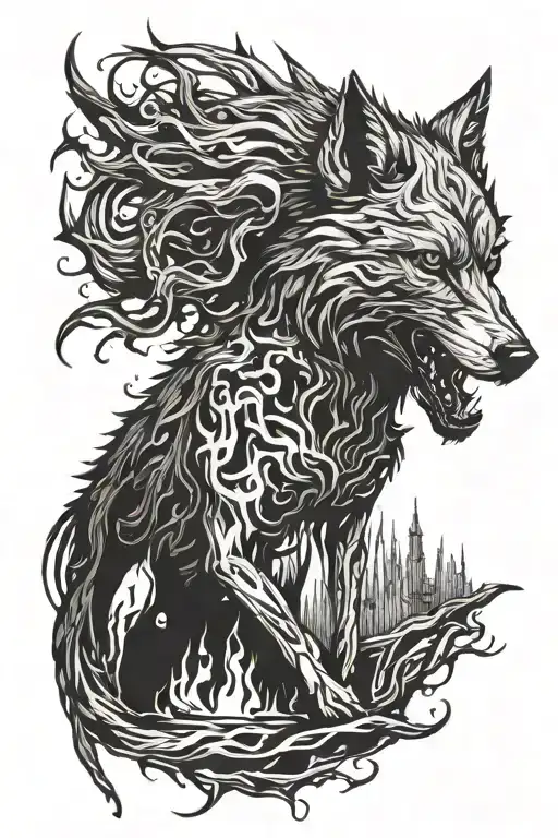 Wolf Silent Hill Looking