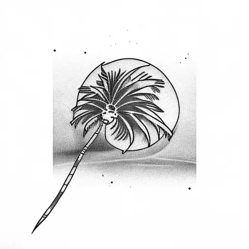 Palm Trees Rose Mimi