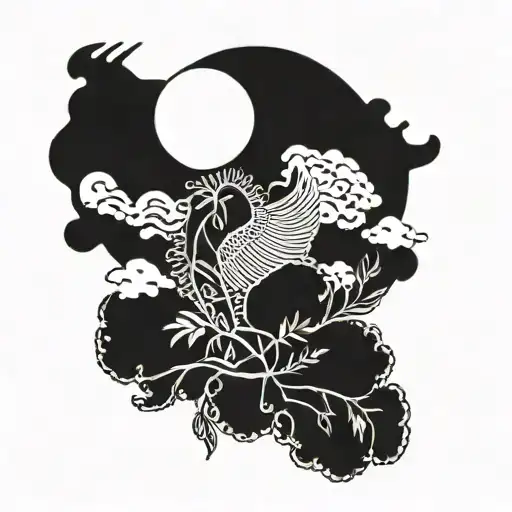 J3 With The Moon In The Background