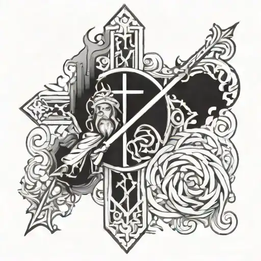 Christianity And Stoicism Symbolized