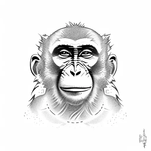 Monkey On A Trotinette