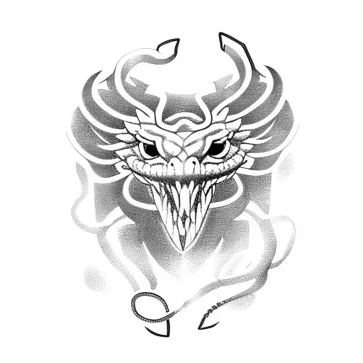 Snake Black Crown Raven