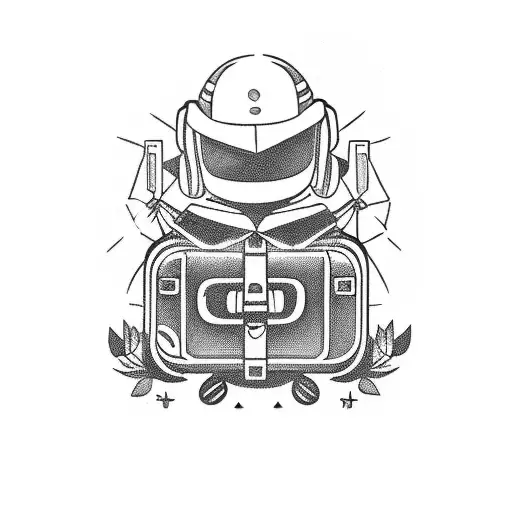 Airplane Coming Out Of A Suitcase