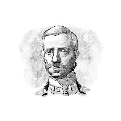 A Portrait Of A Famous Political Figure With A Rebellious Expression