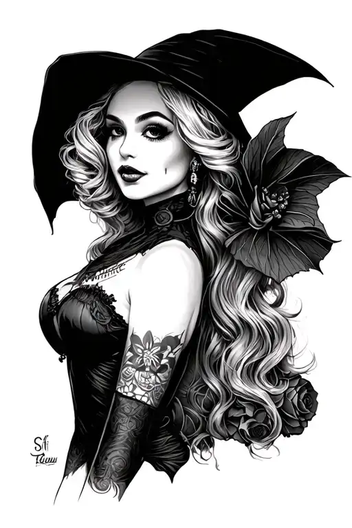Halloween Pin Up Girl