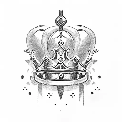 Crown With Coffee Branch