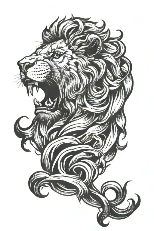 Roaring Lion Head