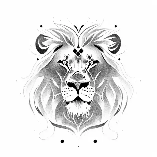 Lion With Scar