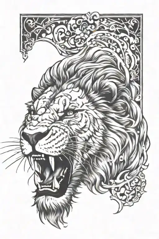 Lion Roaring