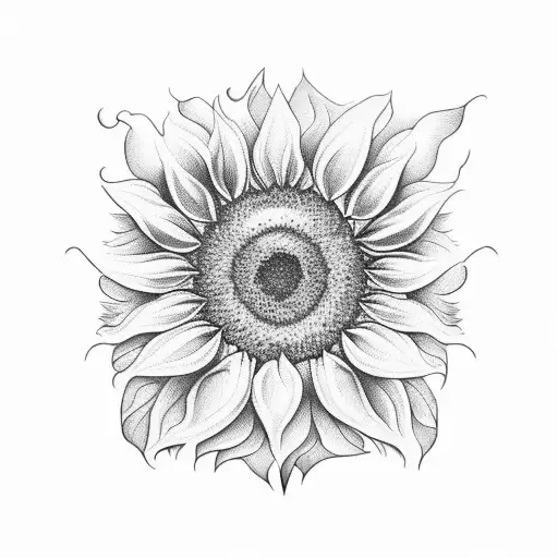 Sunflower With Mountains And Infinity For Grandmother 1939