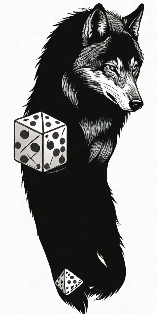 A Wolf With Some Dice