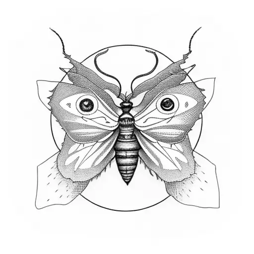 Moth With Kafka's Face On It