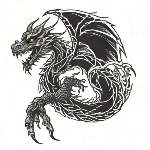 Dragon Around The Arm